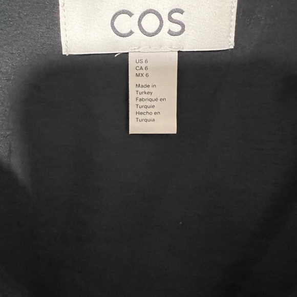 COS ruffle v-neck dress - Picture 3 of 3